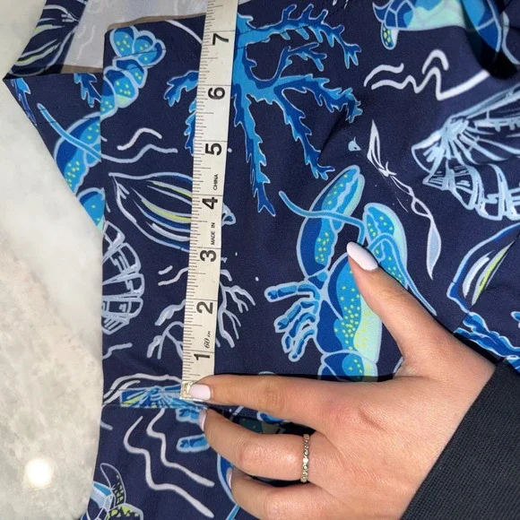 Vineyard Vines Chappy Swim Trunks Blue Marine Pattern Men's 3XB - Picture 6 of 6